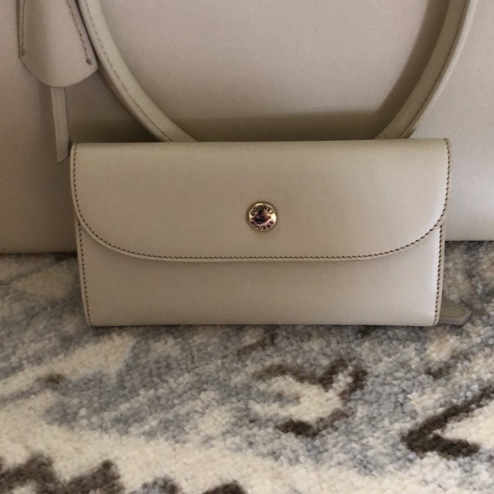 Large Alto Roma Dooney & Bourne Cream Purse with Alto Slim Wallet EUC - Picture 5 of 6